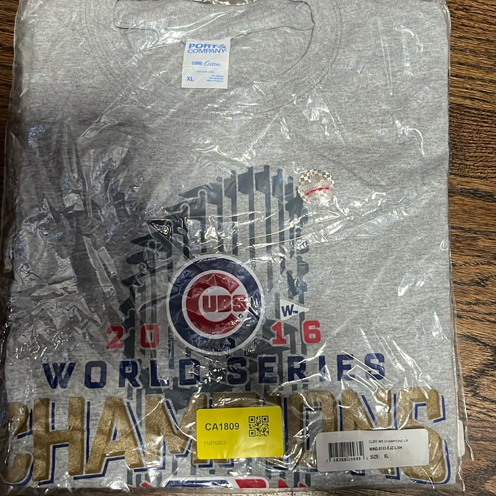 Cubs World Series shirt 2016